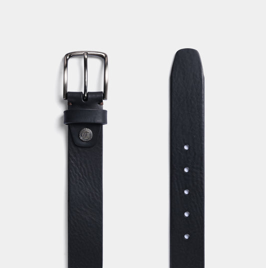 Cinturón de piel de vacuno con grano natural