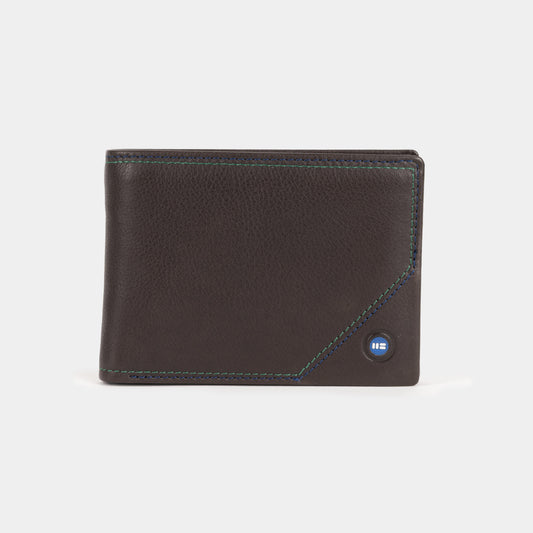 Cartera Hamburgo con monedero en piel de vacuno