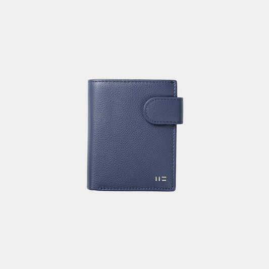 Cartera con tarjetero en piel de vacuno