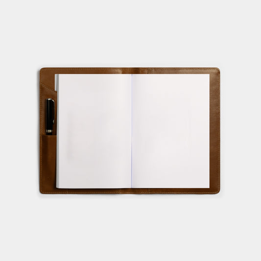 Funda para agenda de piel