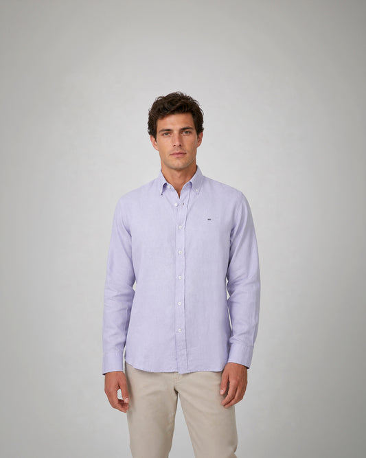 Camisa casual de lino