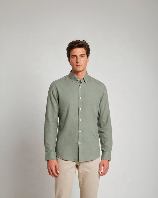 Camisa casual de lino