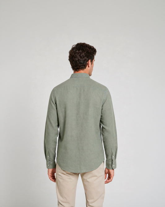Camisa casual de lino