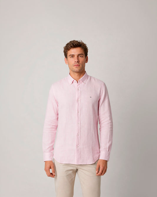 Camisa casual de lino