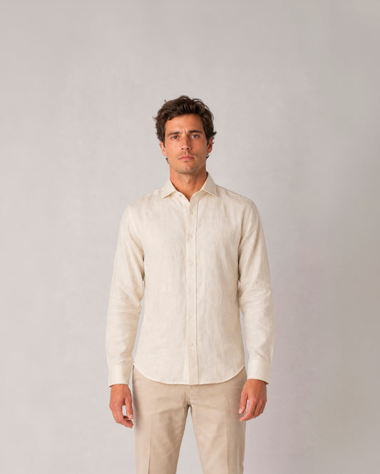 Camisa casual de lino