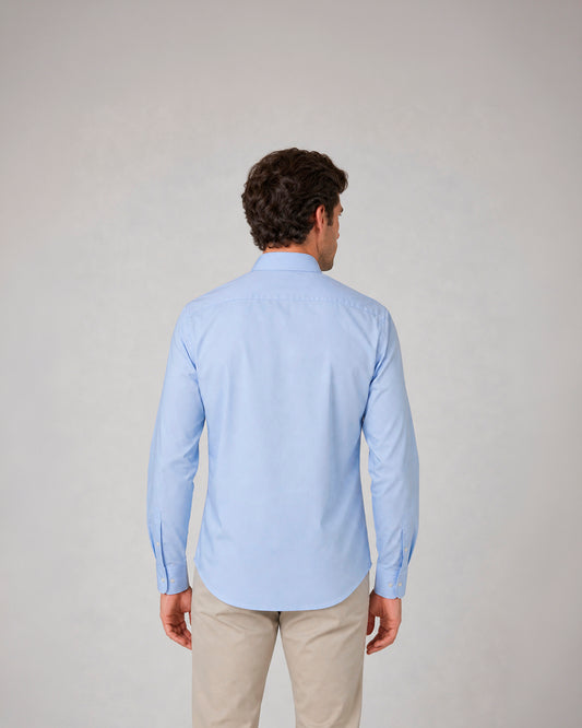 Camisa de vestir puño mixto de algodón