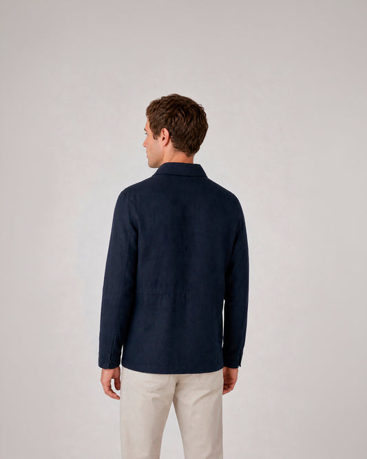 Chaqueta 4 bolsillos 100% lino