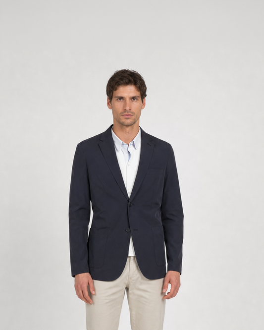 Americana de tejido tecnico slim fit
