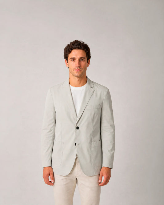 Americana de tejido tecnico slim fit