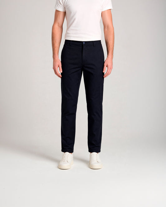 Pantalón chino de algodón elástico