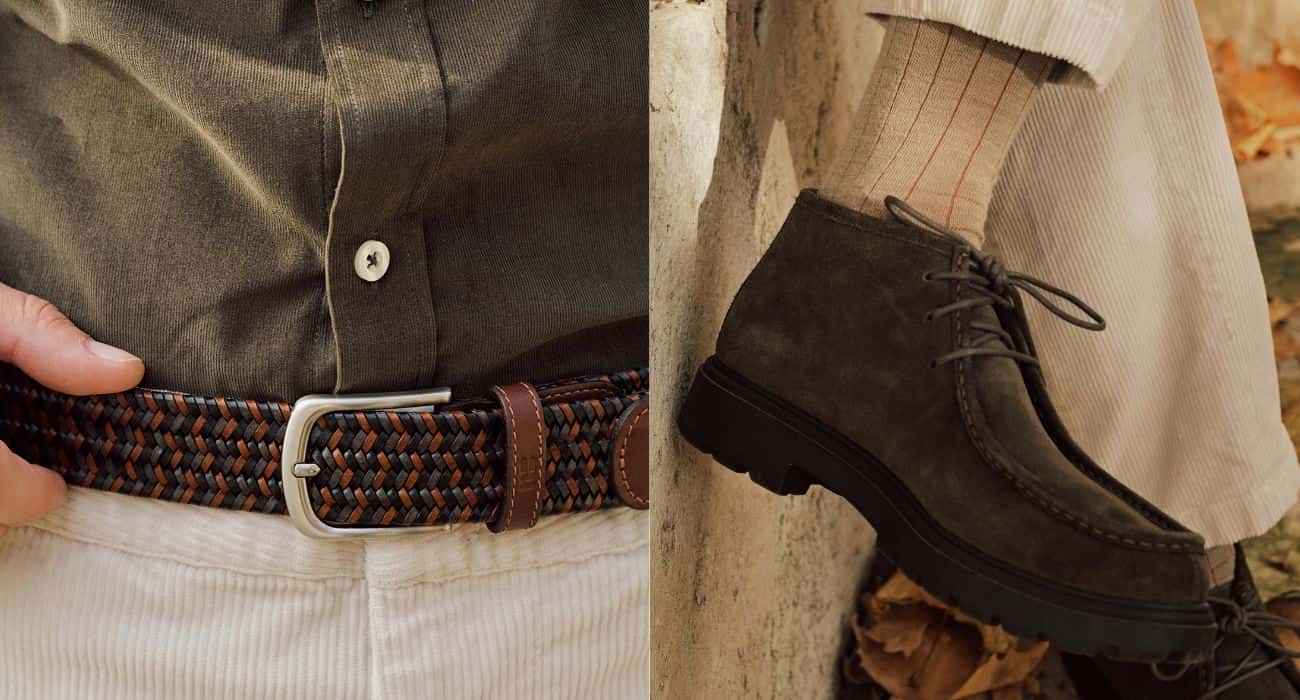 combinar cinturon y zapatos hombre