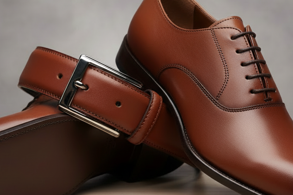 combinar cinturon y zapatos hombre