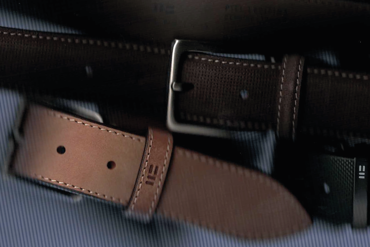 como cortar un cinturon reversible