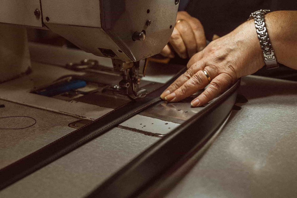 como cortar un cinturon reversible