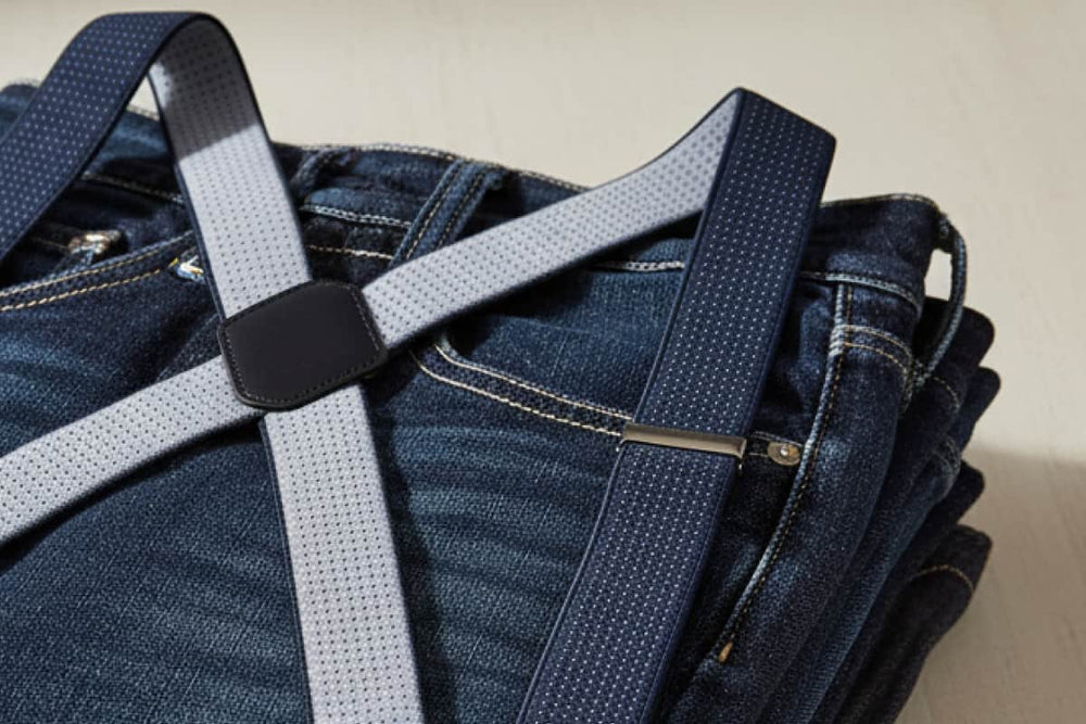 tirantes con vaqueros hombre