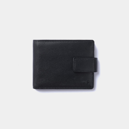 Cartera con monedero en piel de vacuno