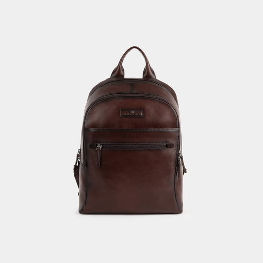 Mochila Budapest de piel de vacuno