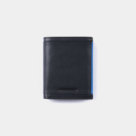 Cartera Turín en piel de vacuno con monedero