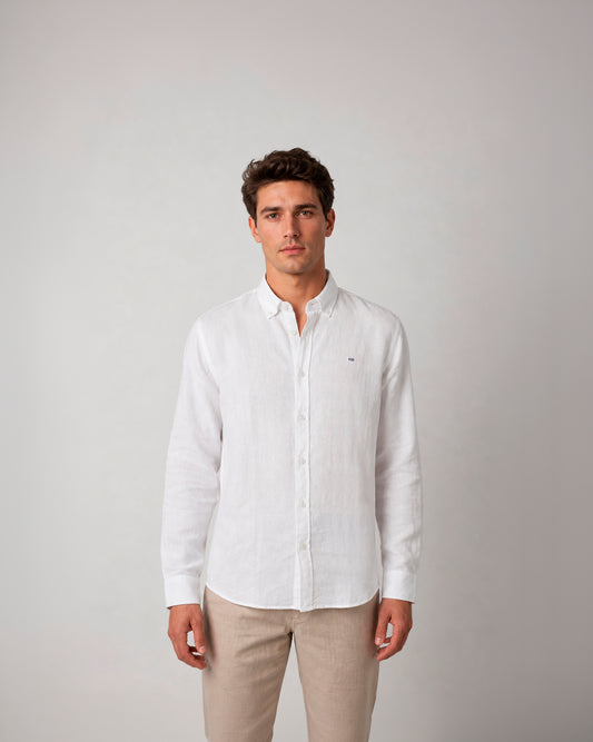 Camisa casual de lino