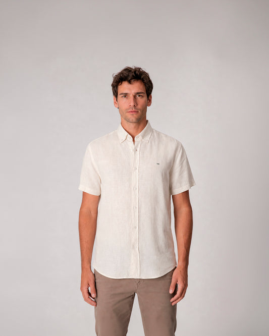 Camisa casual de lino