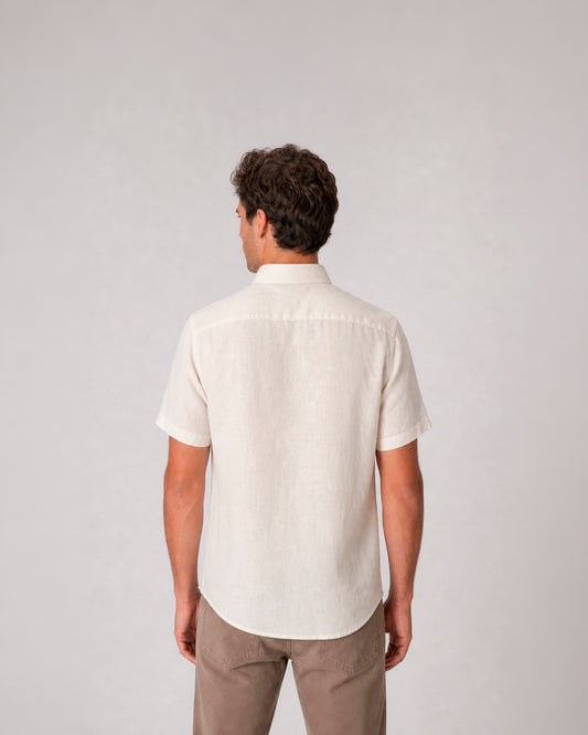 Camisa casual de lino