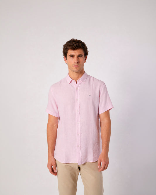 Camisa casual de lino