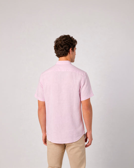 Camisa casual de lino