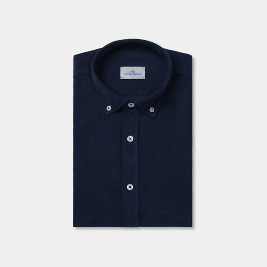 Camisa casual lisa de micropana