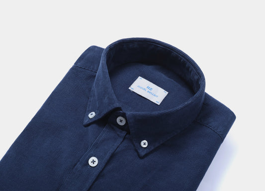 Camisa casual lisa de micropana