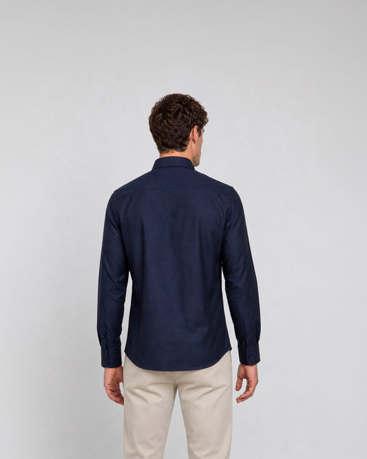 Camisa casual estampada de algodón