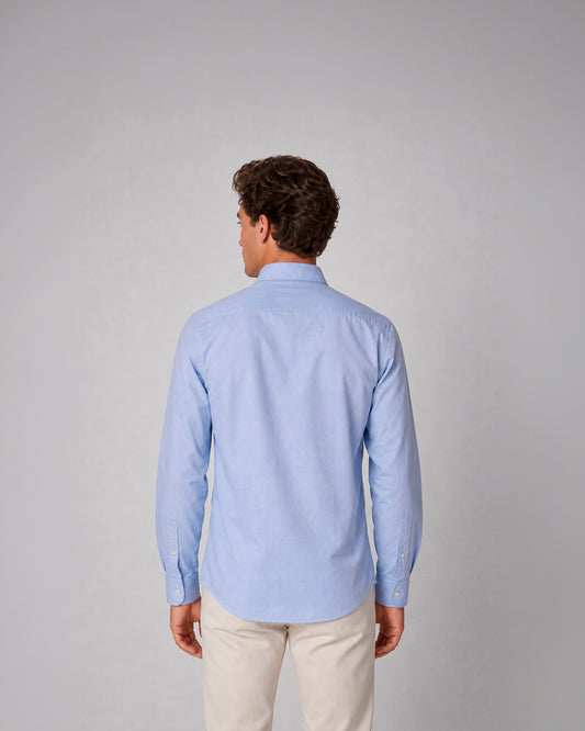 Camisa casual estampada de algodón