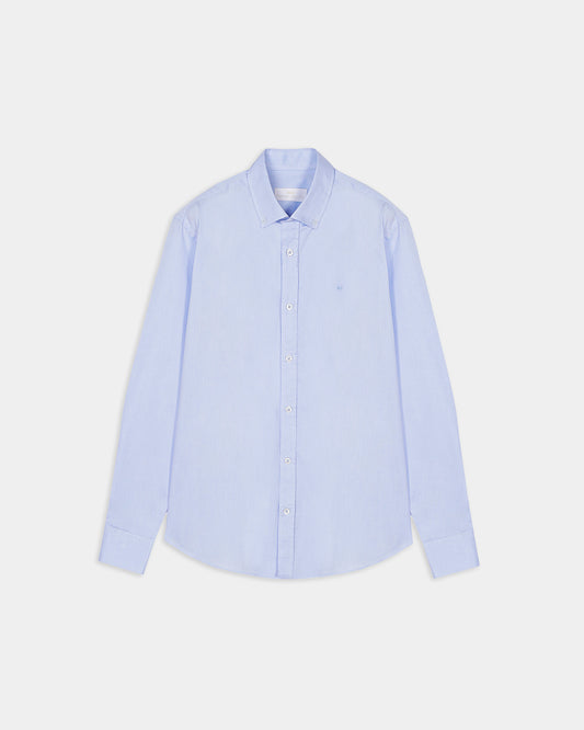 Camisa casual estampada de algodón
