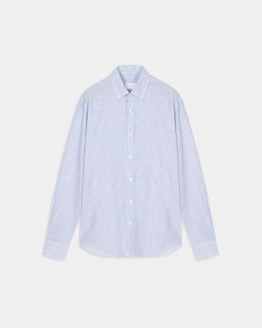 Camisa casual estampada de lino