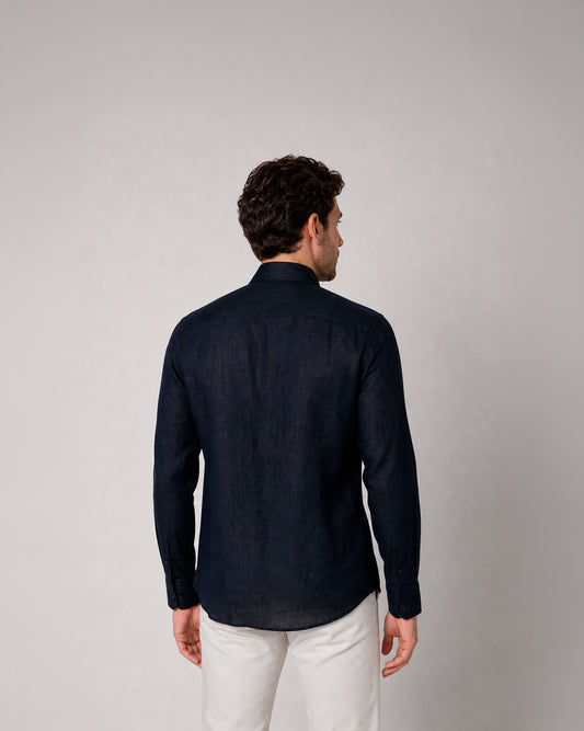Camisa casual de lino