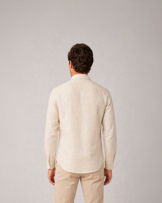 Camisa casual de lino