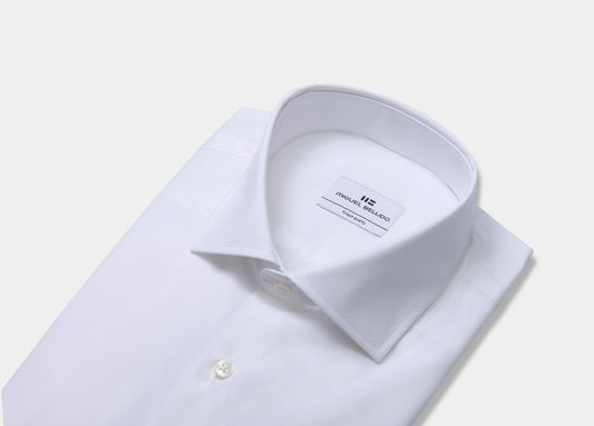 Camisa de vestir puño mixto de algodón