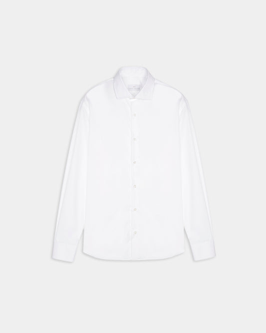 Camisa de vestir puño mixto de algodón