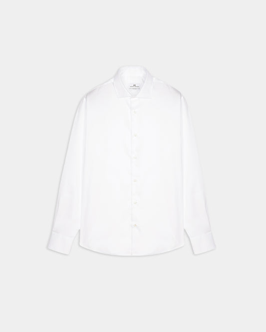 Camisa de vestir puño mixto de algodón