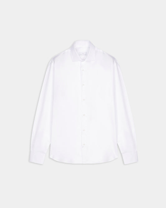 Camisa de vestir puño mixto de algodón