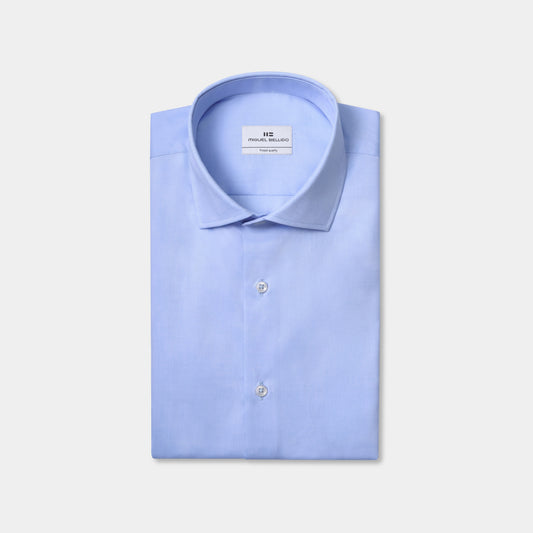 Camisa de vestir puño mixto de algodón