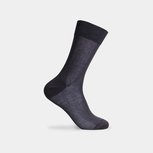 Calcetín corto de algodón mercerizado