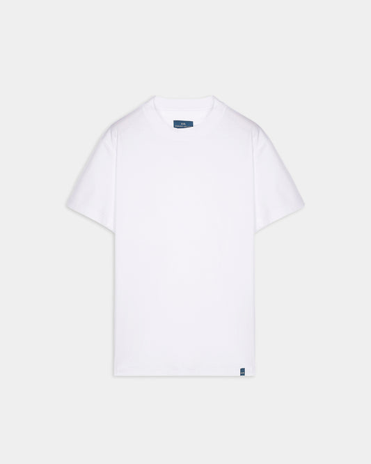 Camiseta 100% algodón cuello redondo