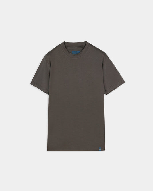 Camiseta 100% algodón cuello redondo