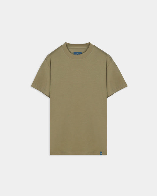 Camiseta 100% algodón cuello redondo