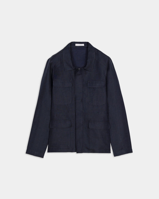 Chaqueta 4 bolsillos 100% lino