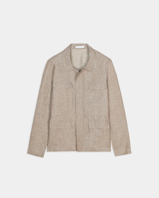 Chaqueta 4 bolsillos 100% lino