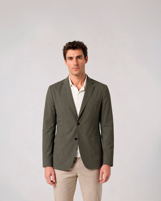 Americana de tejido tecnico slim fit
