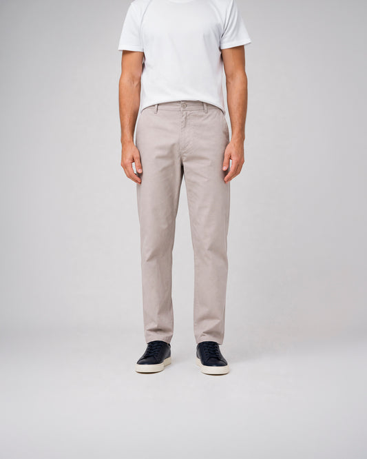 Pantalón chino de algodón elástico