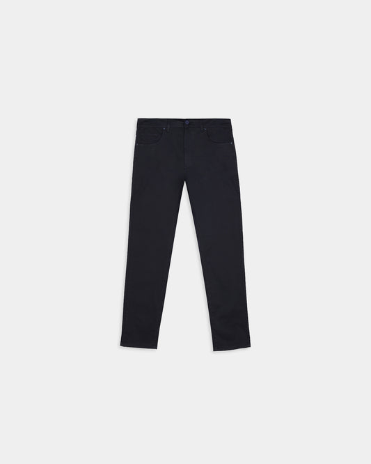Pantalón casual 5 bolsillos de algodón elástico