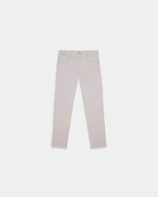 Pantalón casual 5 bolsillos de algodón elástico